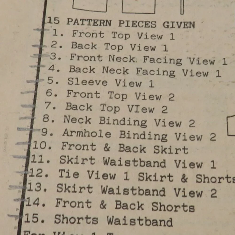 New Look 6374 sewing pattern Shirt, Sleeveless Shirt, Skirt, Shorts 8-18